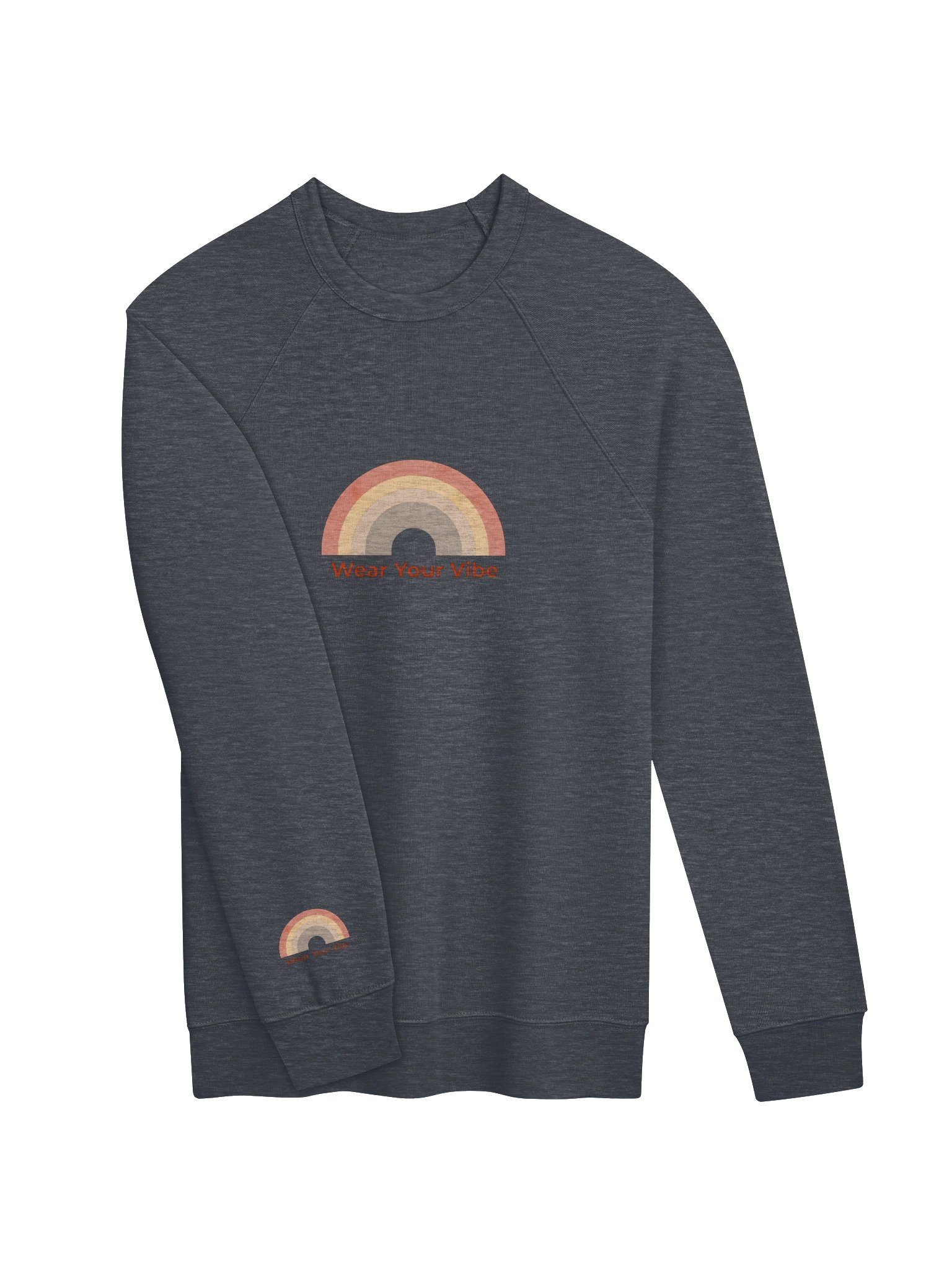 Wear Your Vibe Raglan Sweatshirt Heather product image (4)
