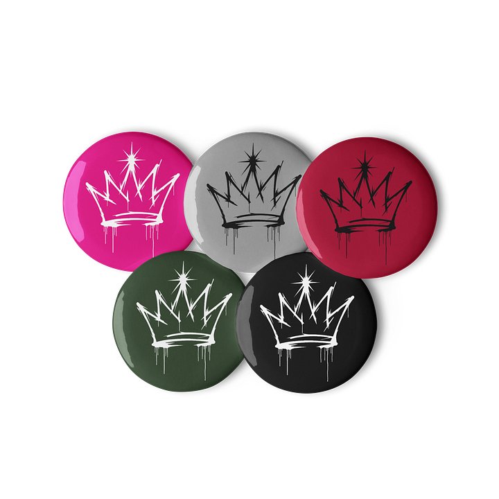 ONE KING Urban Crown Pin Buttons Set product image (2)