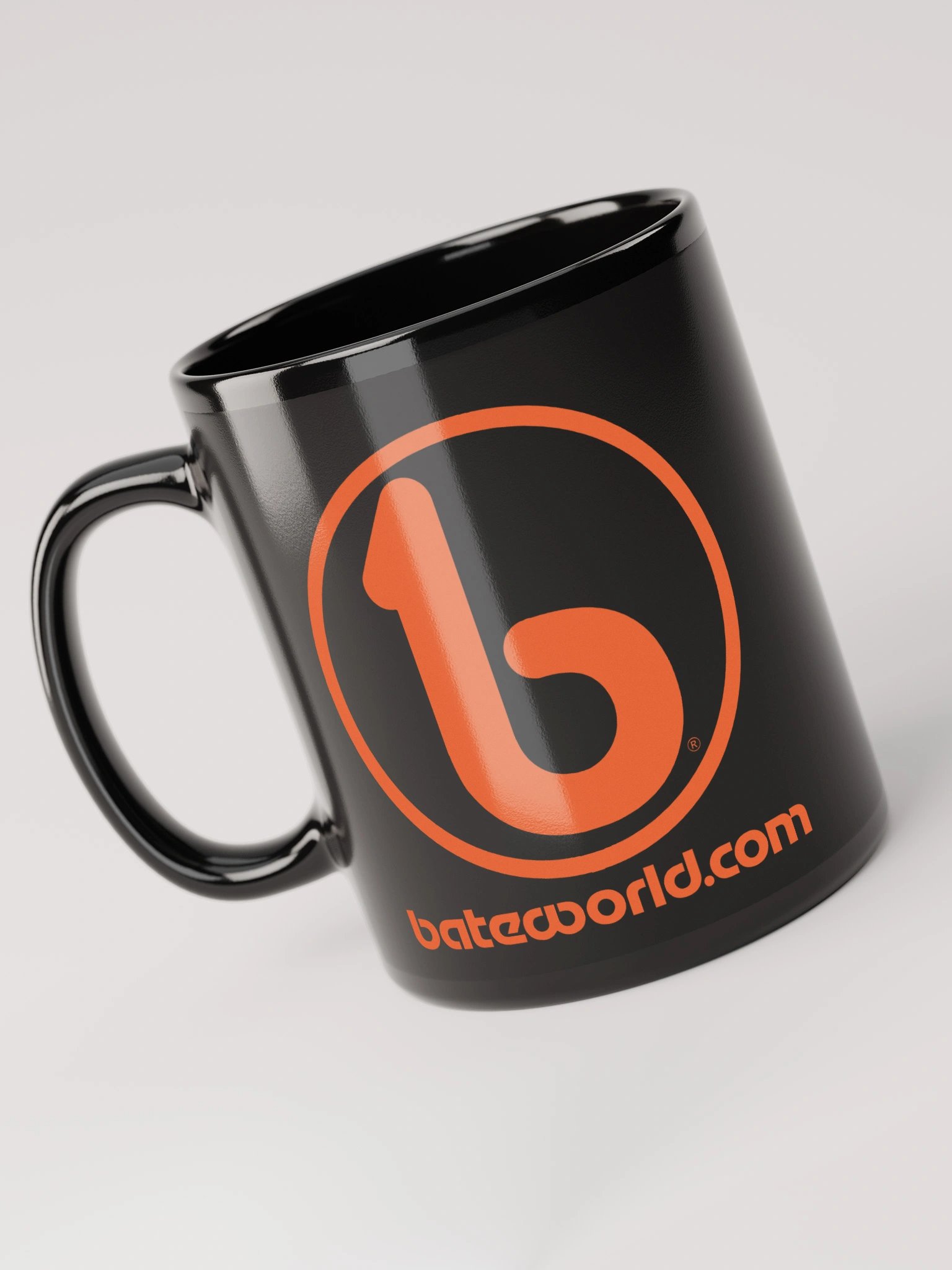 BateWorld.com Coffee Mug in Black/Orange product image (3)