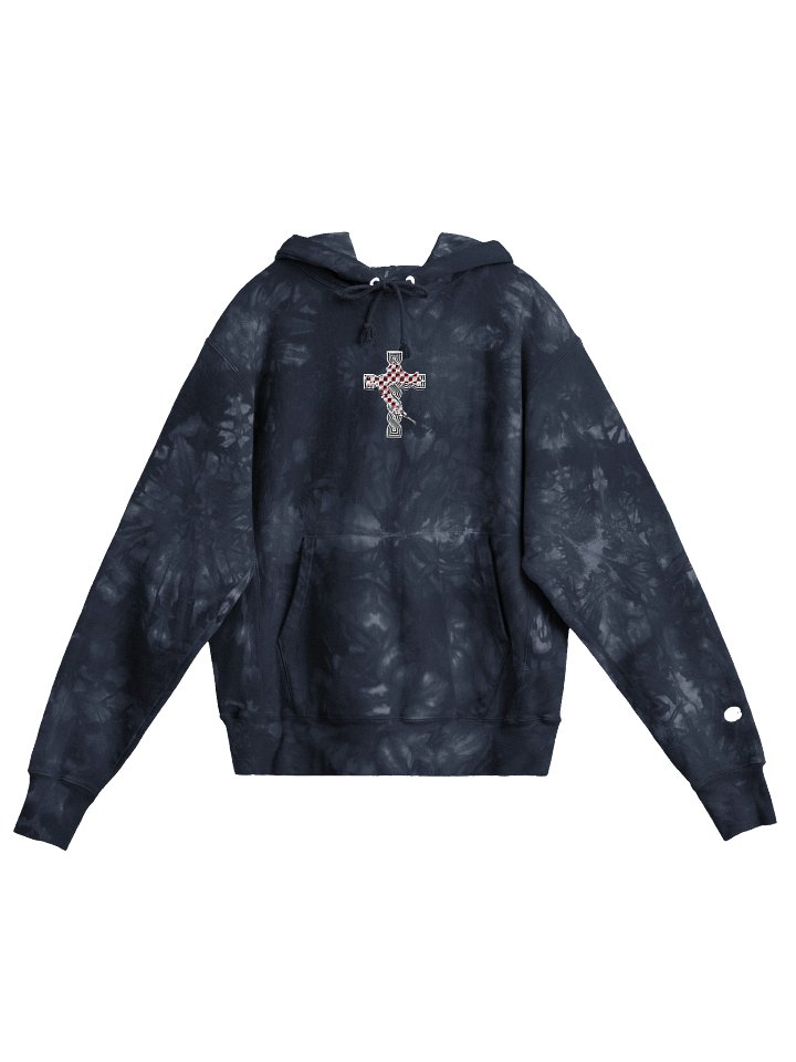 Swirling Cross Tie-Dye Hoodie product image (1)