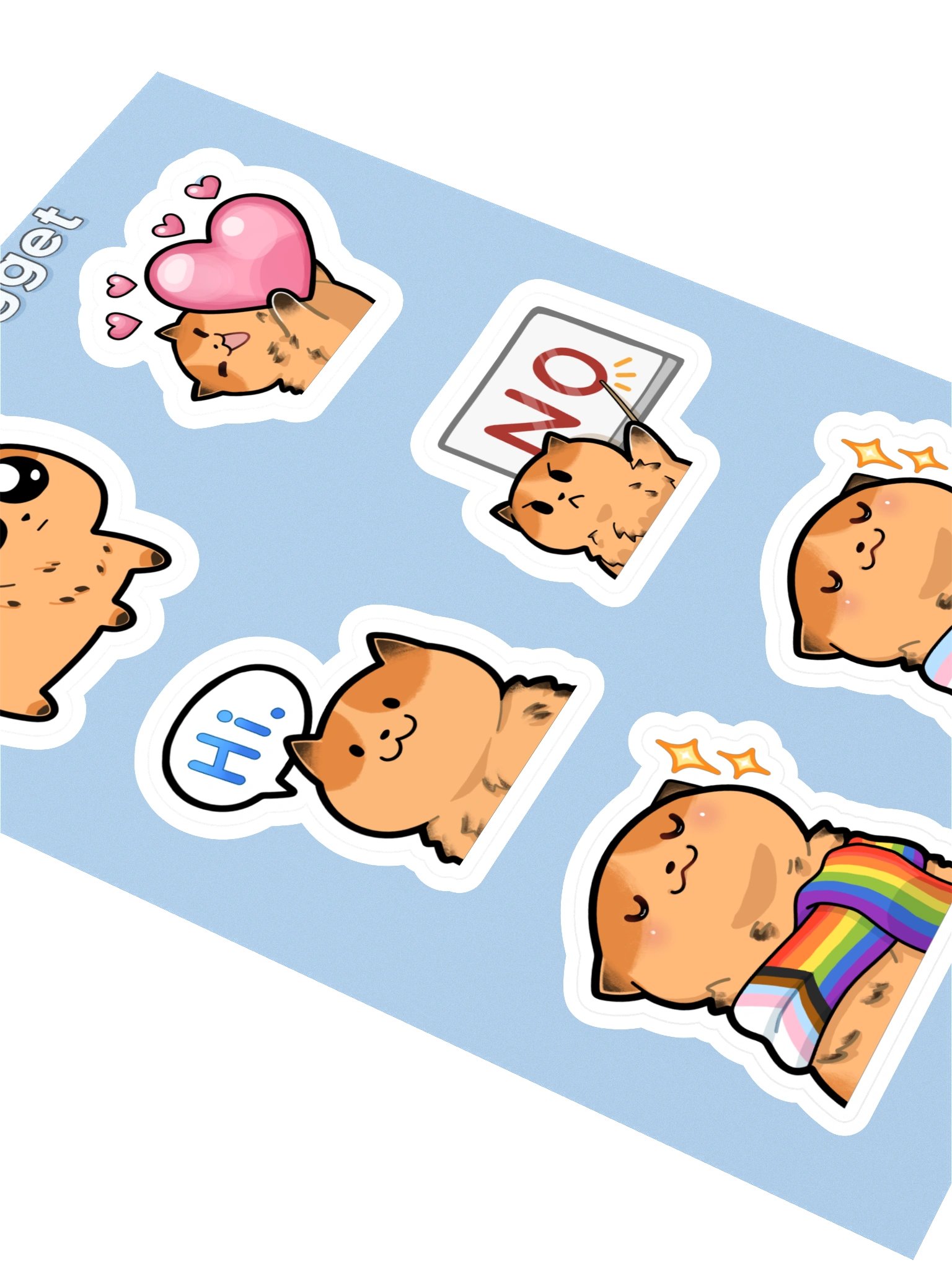 6pc. Nugget Sticker Sheet product image (2)