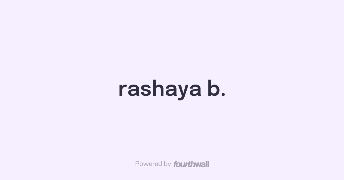 rashaya b.