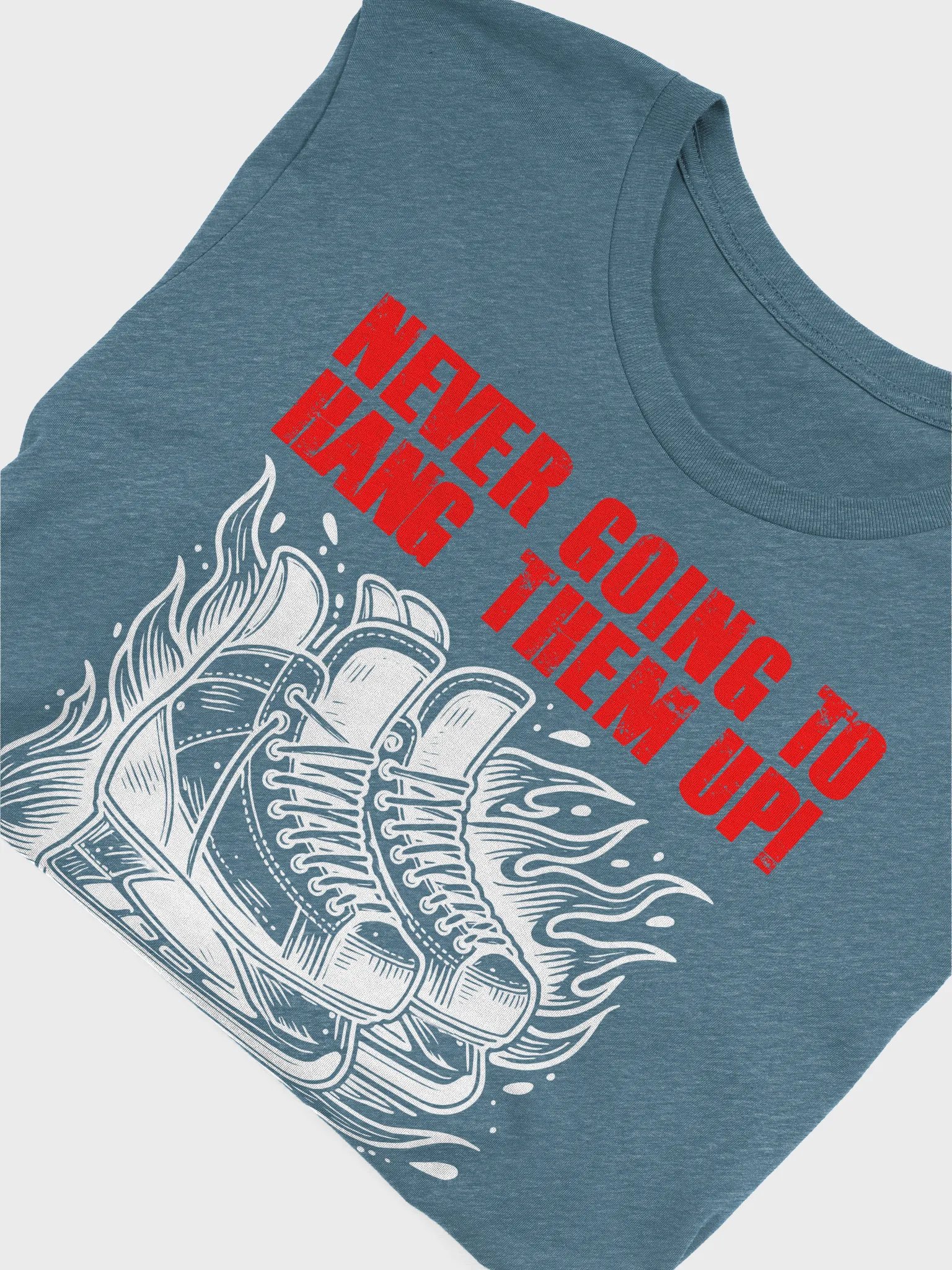 Funny Hockey T-Shirt – Never Going to Hang Them Up – Beer League Hockey Shirt for Men – Gift for Lifelong Hockey Players product image (6)
