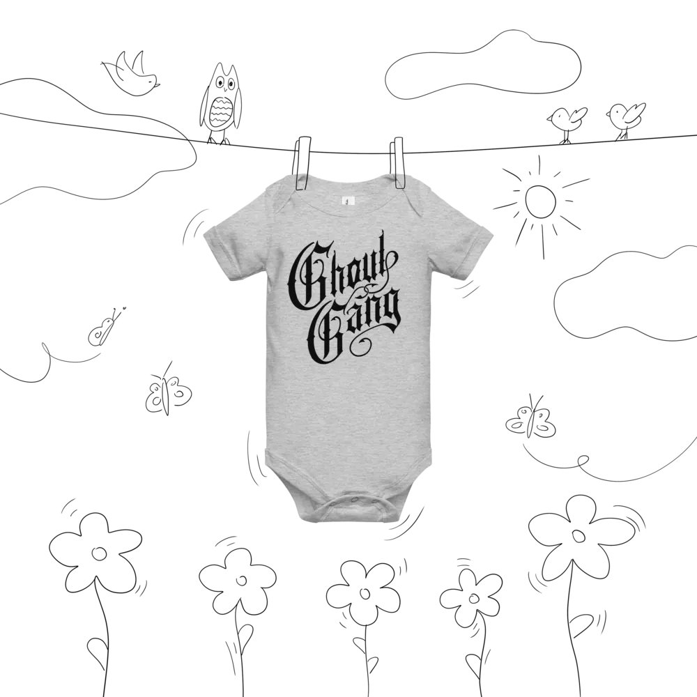 Ghoul Gang Onesie (black print) product image (3)