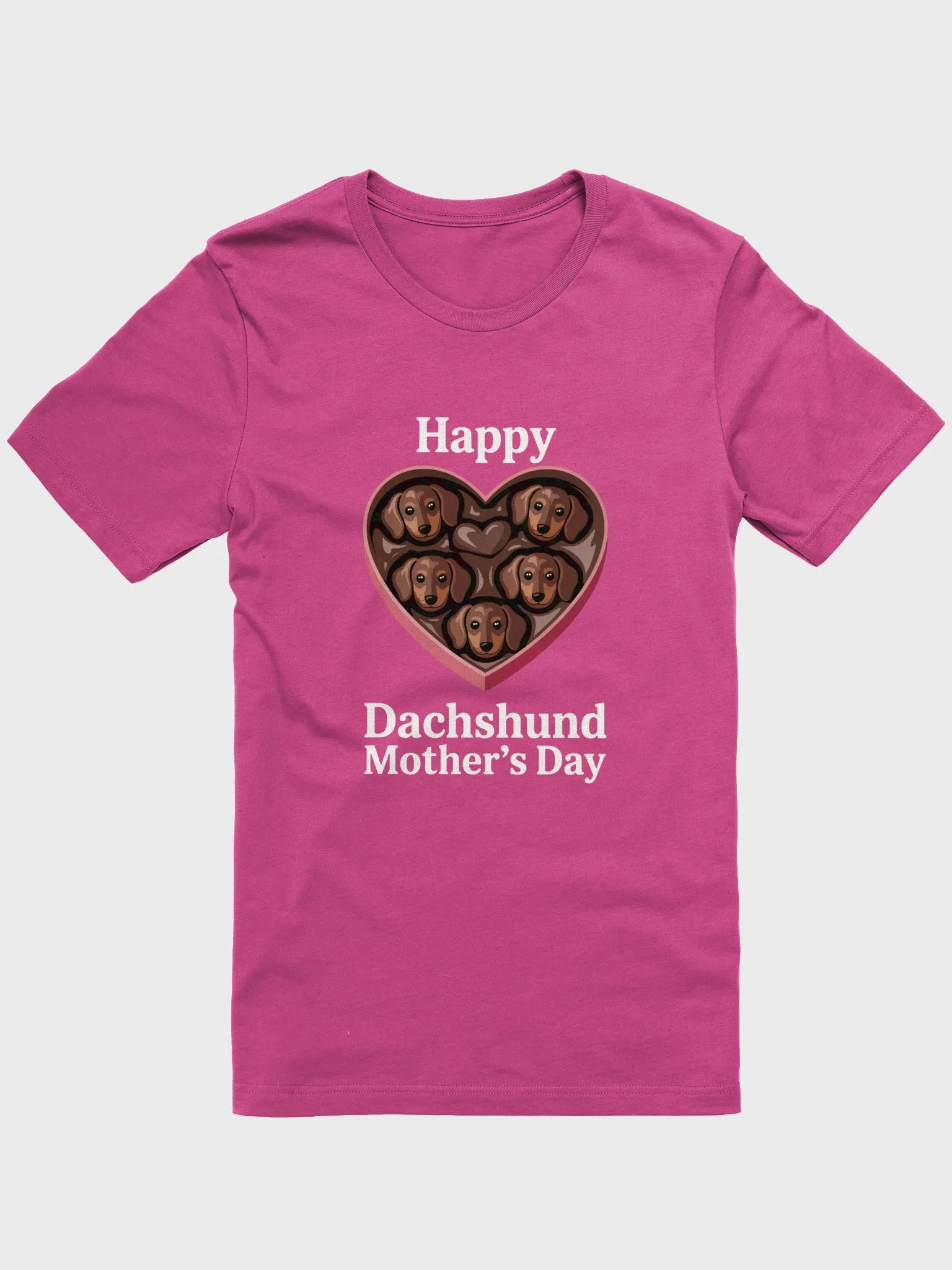 Happy Dachshund Mother's Day tee product image (1)