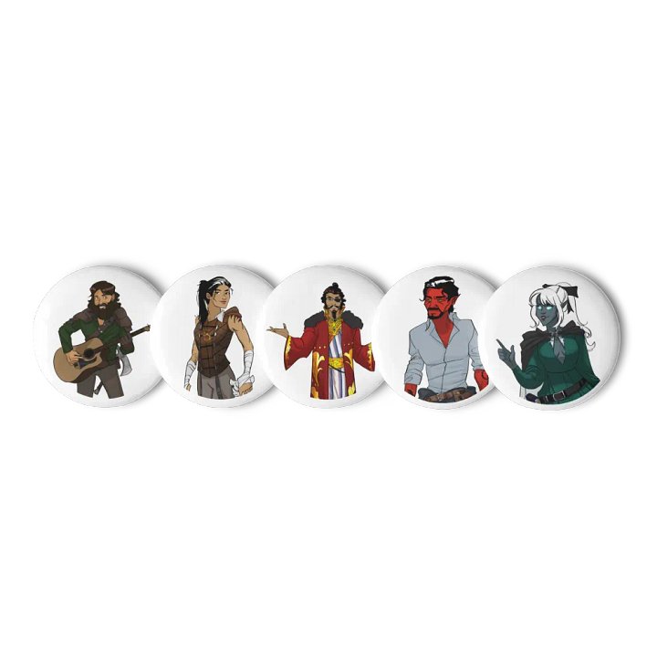 Campaign 1 Character Pins product image (1)