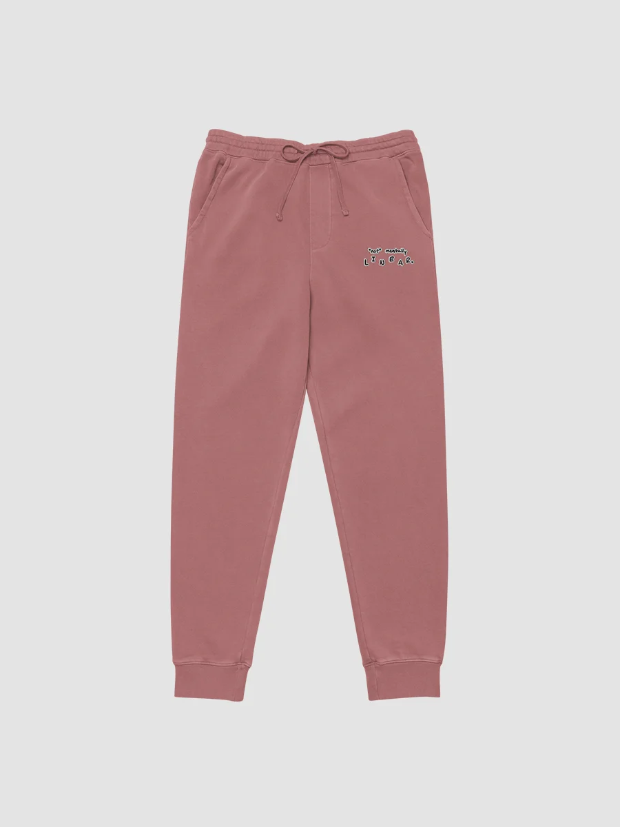 *not* mentally linear embroidered pigment sweatpants (bubble design) product image (2)