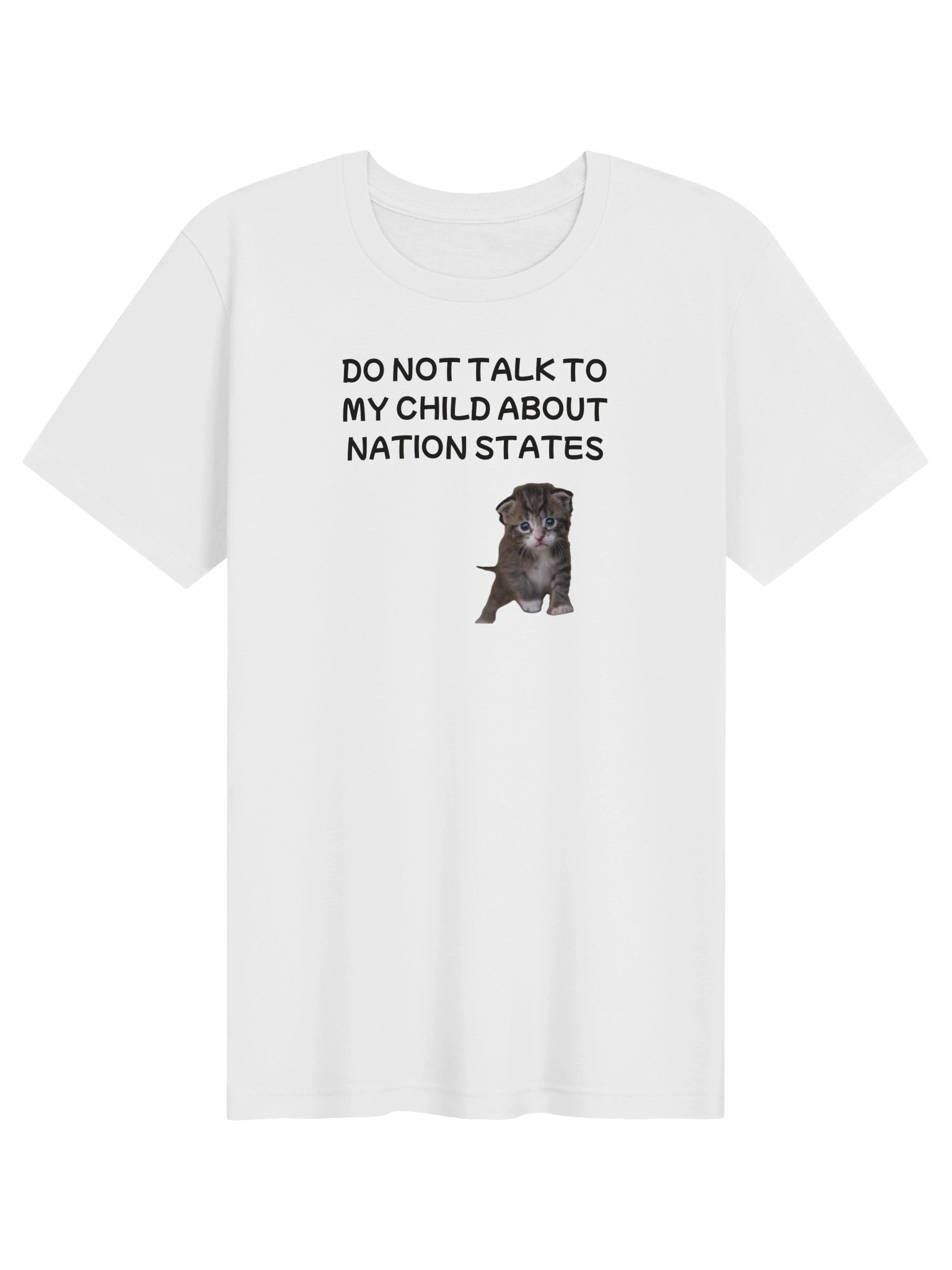 Don't talk to my child about nation states supersoft t-shirt product image (91)