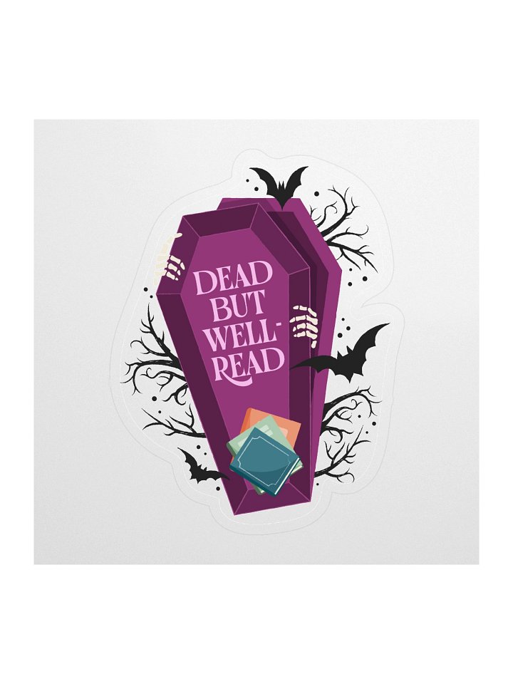 Dead But Well-Read Stickers product image (1)