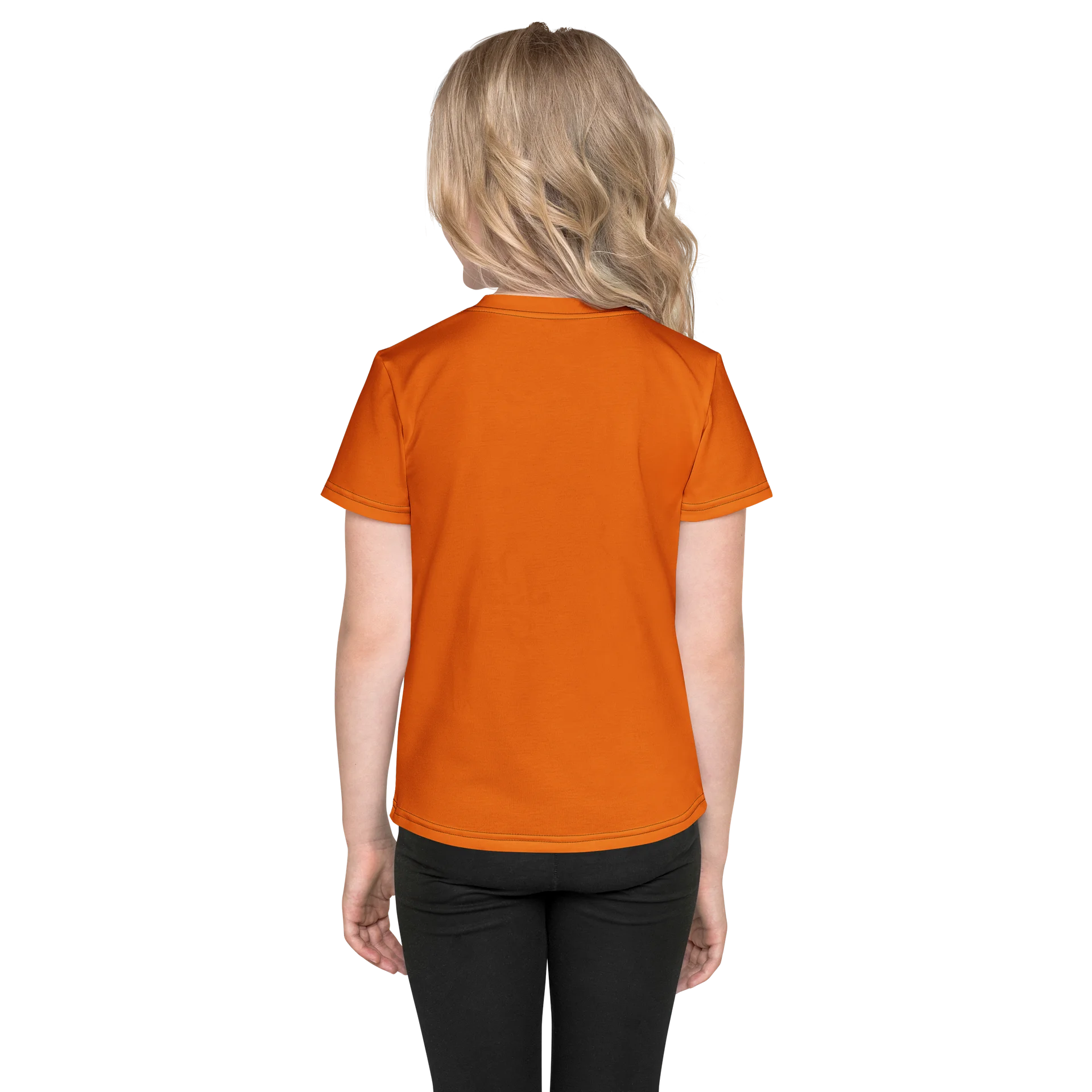 Squee’s House of Pizza Kids Crew Neck T-Shirt (Mango Tango) product image (2)