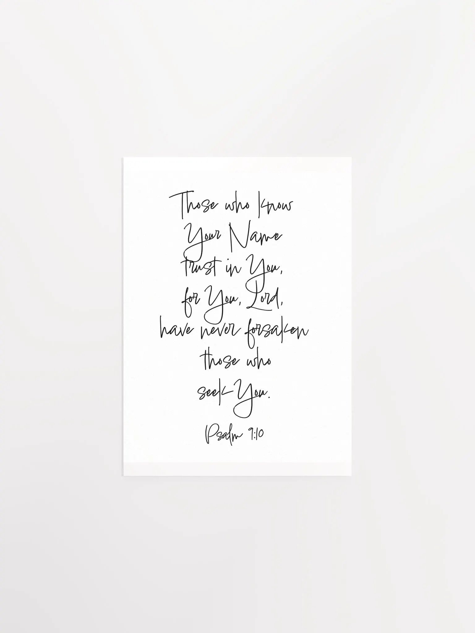 Those Who Know Your Name - Print product image (1)