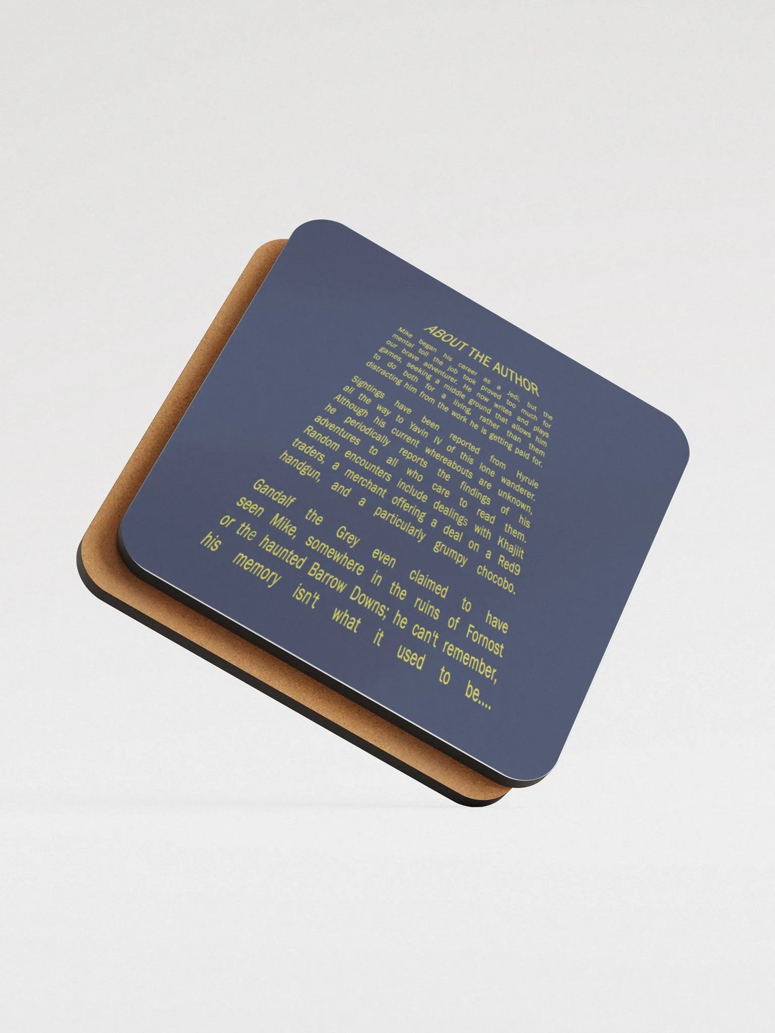 About the Author, the coaster product image (1)