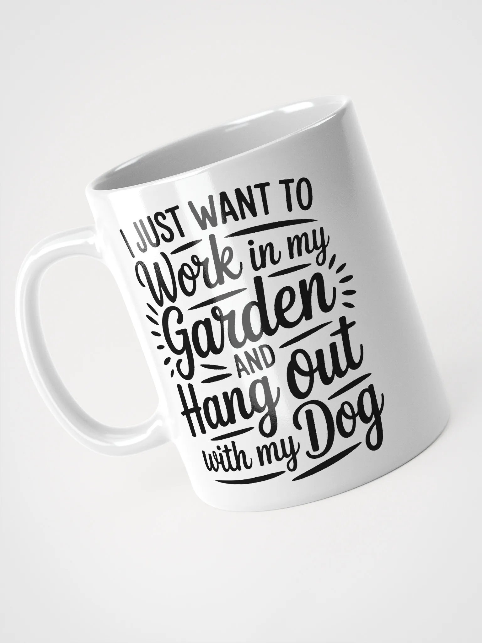 Work In the Garden Hang With the Dog Mug product image (8)