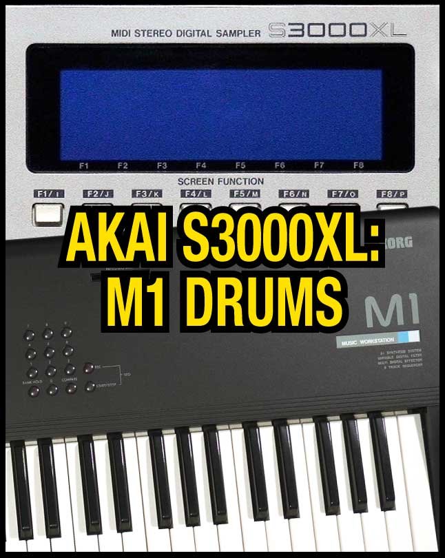 S3000XL: Korg M1 Drums product image (1)