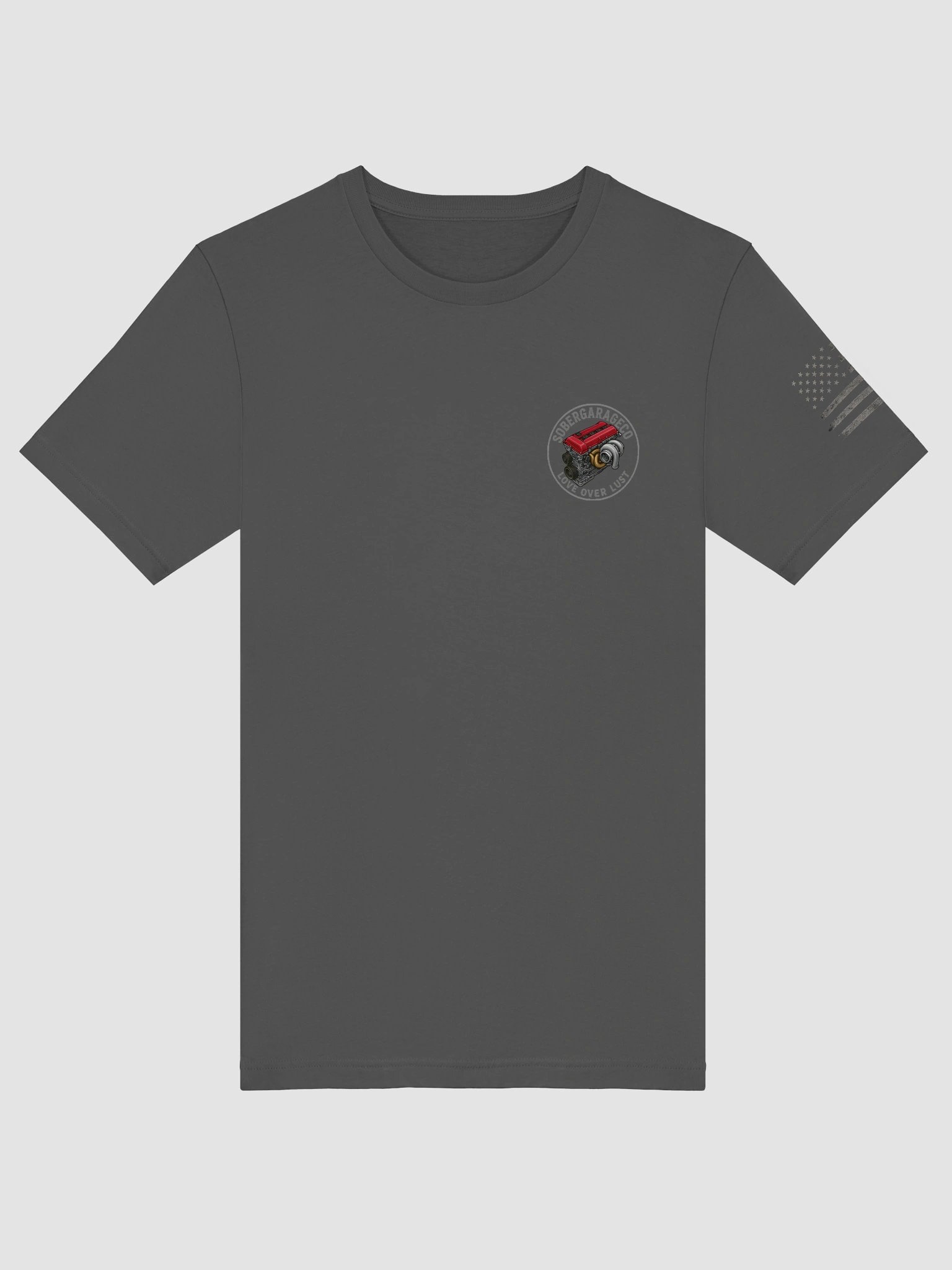 SR20DET Engine Sober Garage CO Stylized T-Shirt product image (53)