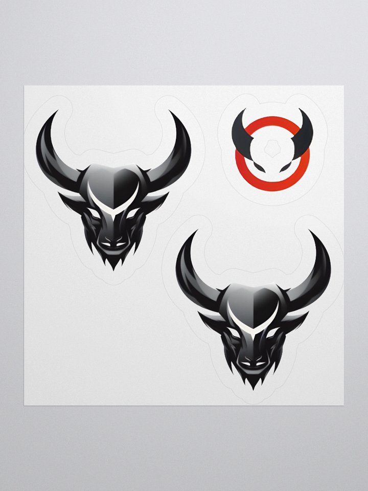 Bull Logo Sticker Pack product image (2)
