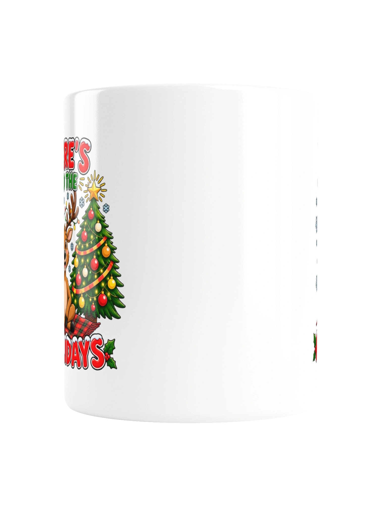 Here's To The Holidays - Celebrating Reindeer - Mug product image (4)
