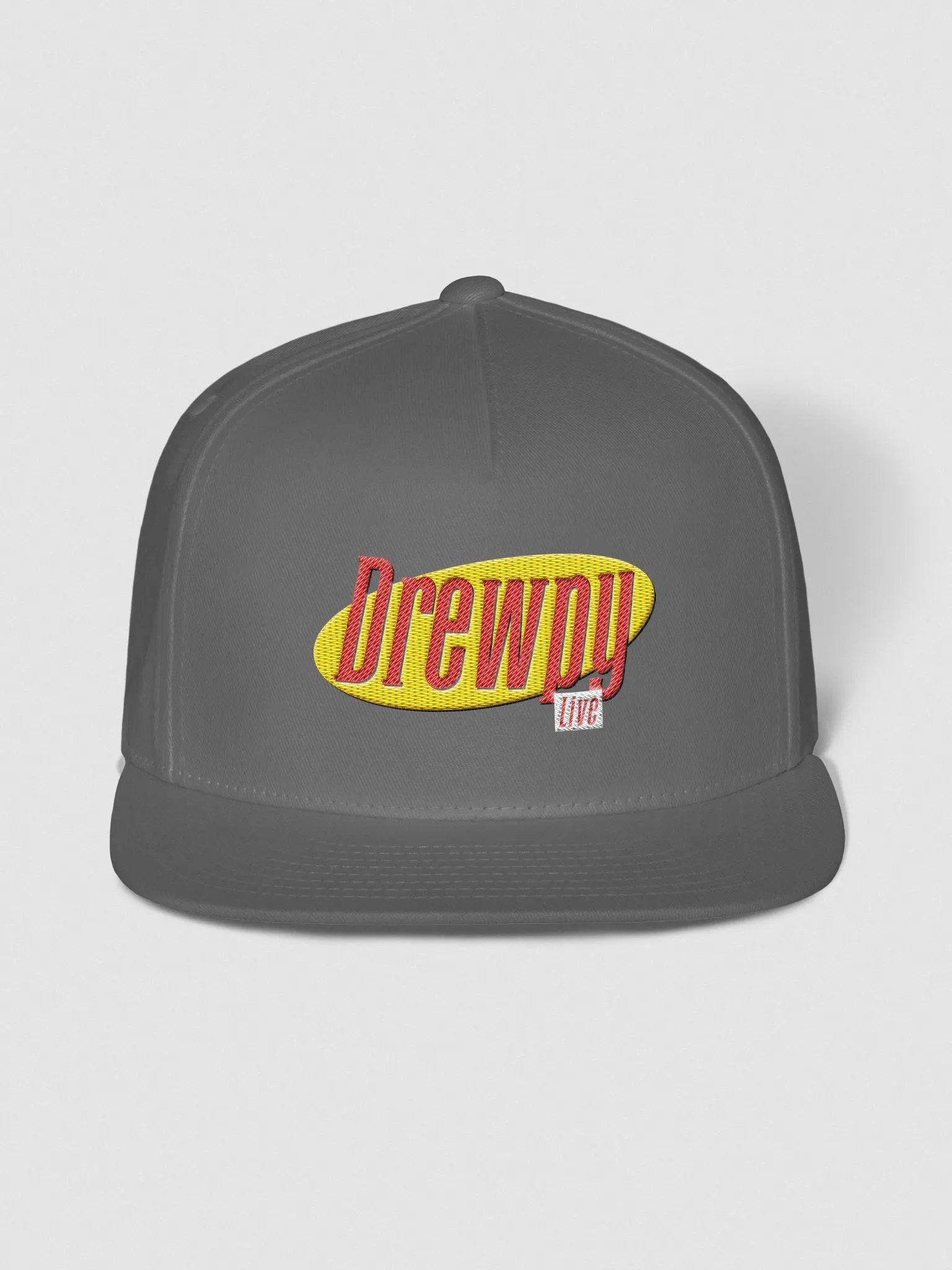 Drewpy LIVE (Laugh Track) Flat Snapback Cap product image (2)