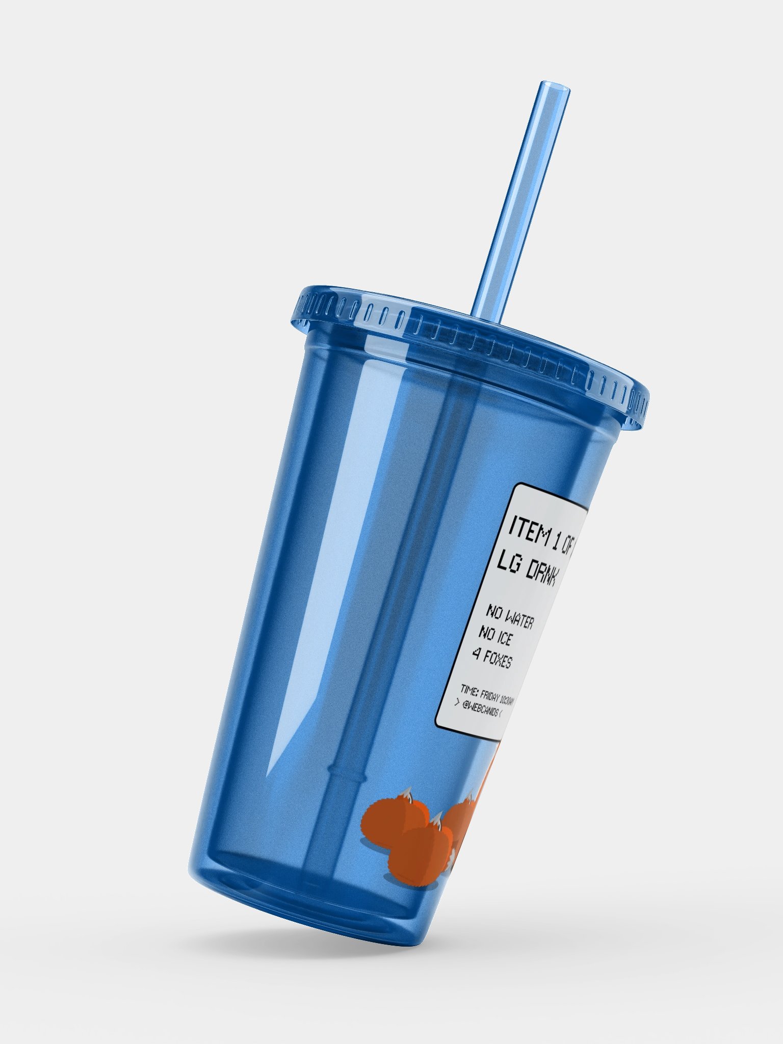 Four Foxes Transparent Tumbler product image (3)