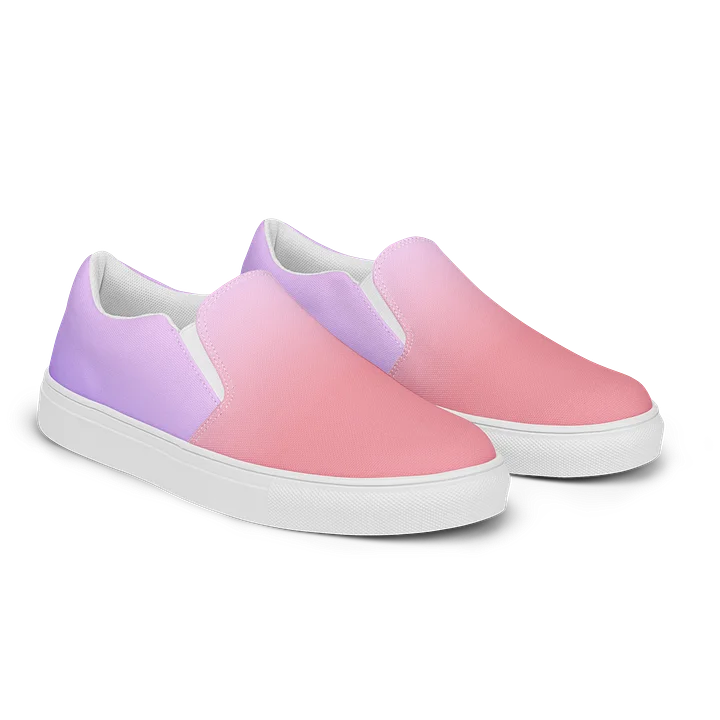 Coral Lavender Gradient Slip-On Shoes product image (2)