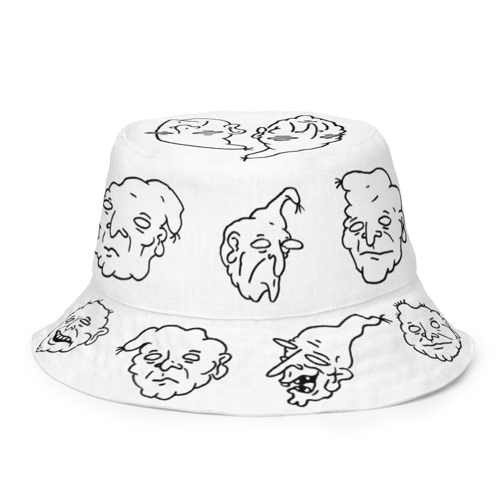 DOODLE BUCKET (WHITE REVERSABLE) product image (3)