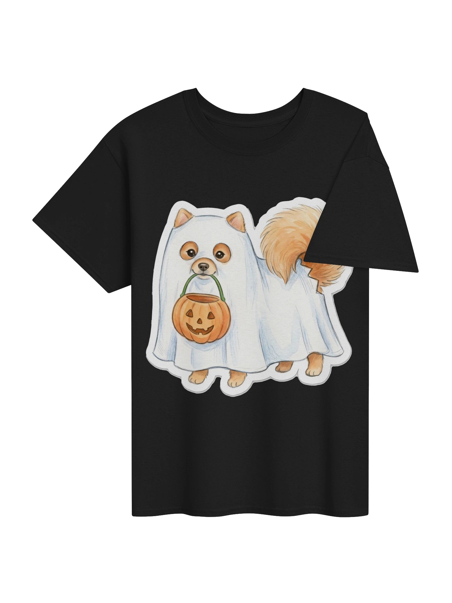 Little Ghost Pomeranian Tee product image (10)