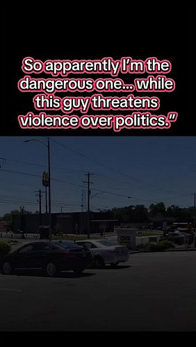 I EXPECT disagreement. But threatening violence because someone criticized a politician is where the line gets crossed. #real...