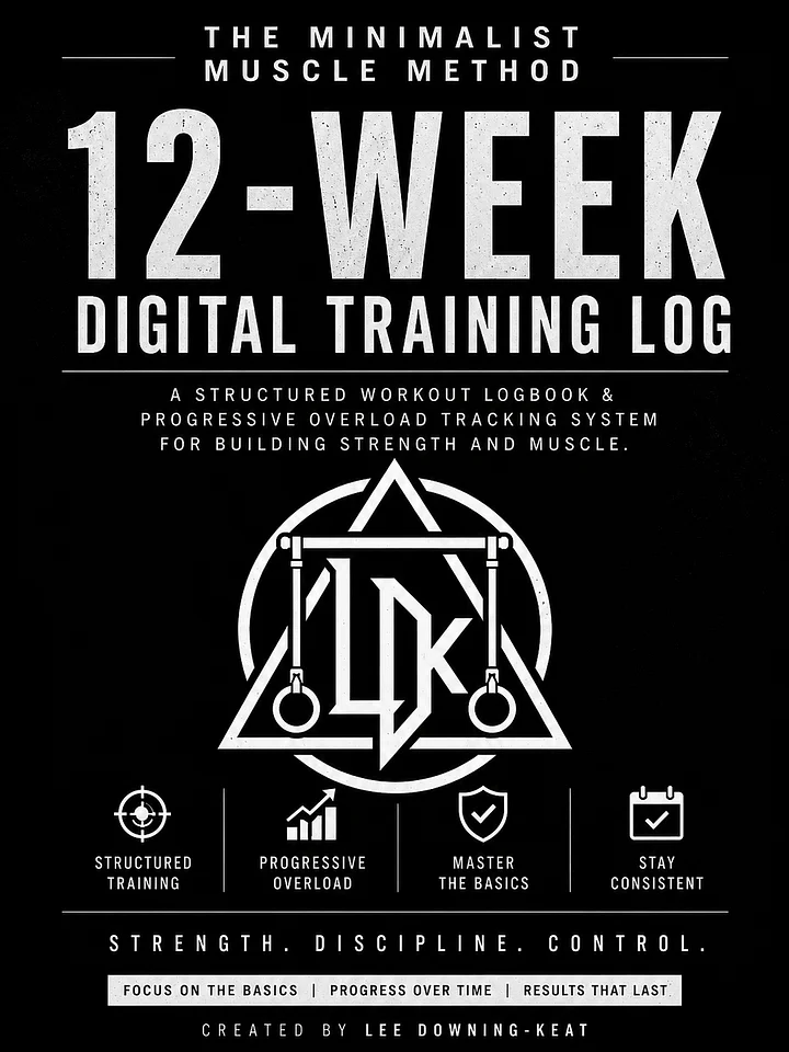 The Minimalist Muscle Method: 12-Week Digital Training Log product image (1)
