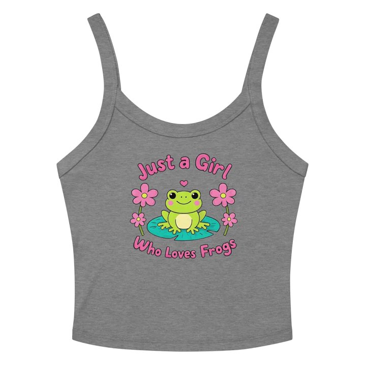Frog Lover's Micro-Rib Tank Bella+Canvas (Women's) product image (2)
