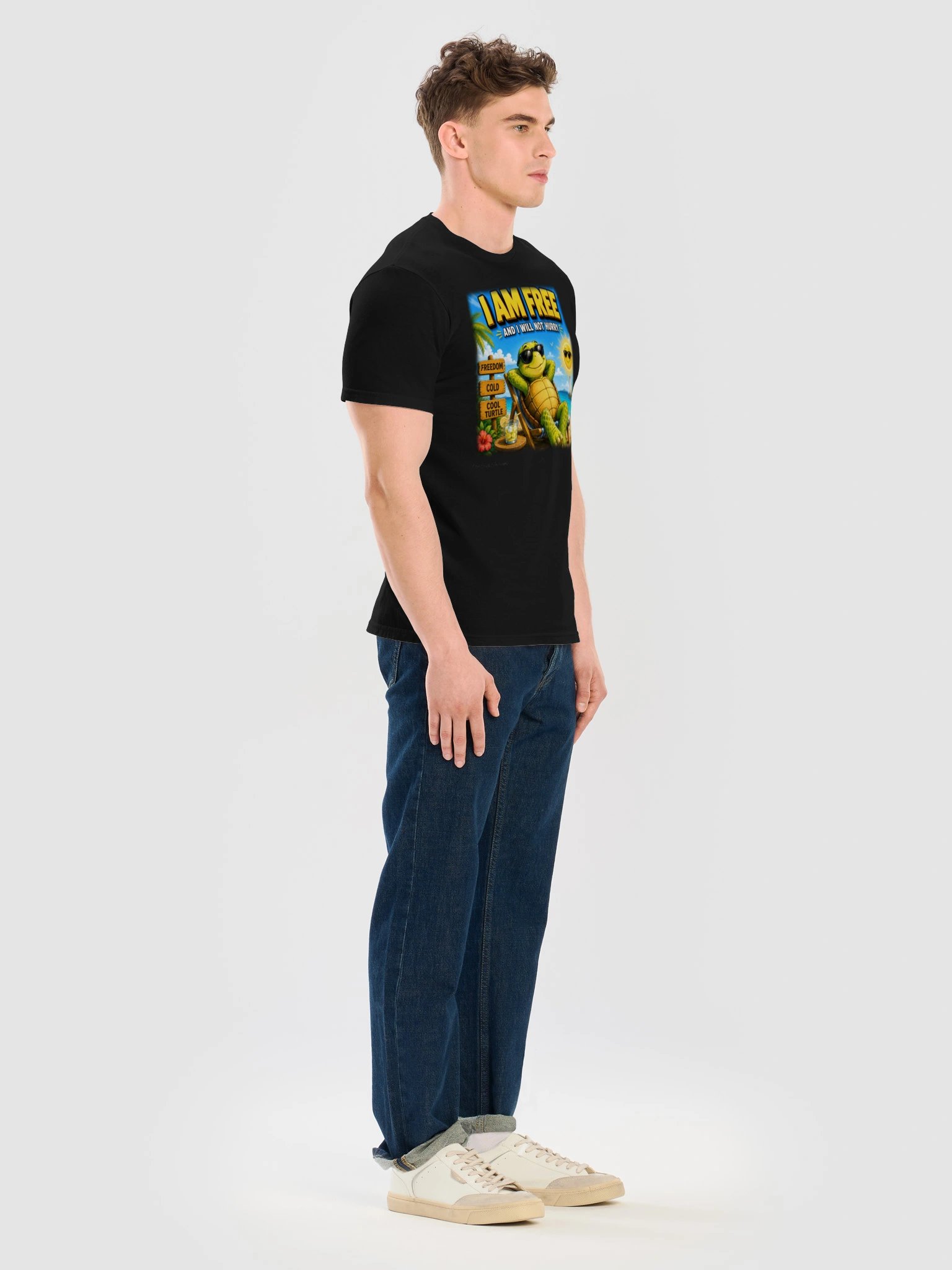 I AM FREE — Gildan 64000 Softstyle T-Shirt product image (4)