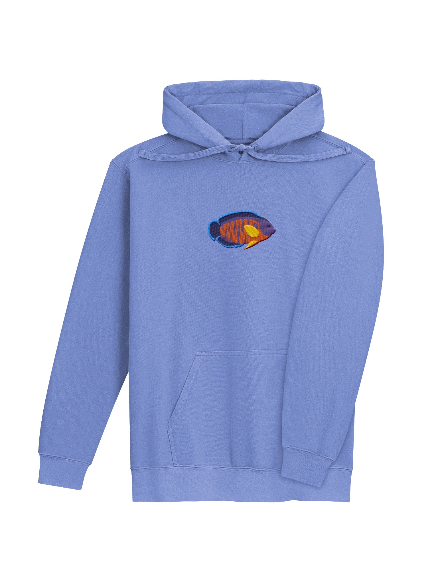 Coral Beauty Angelfish Embroidered Hoodie | Saltwater Reef Aquarium Fish & Marine Life Apparel product image (7)