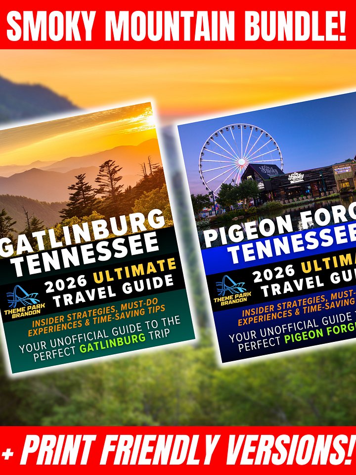 Gatlinburg + Pigeon Forge Travel Guide Bundle 2026 | Digital Guides + Printer-Friendly Versions product image (1)