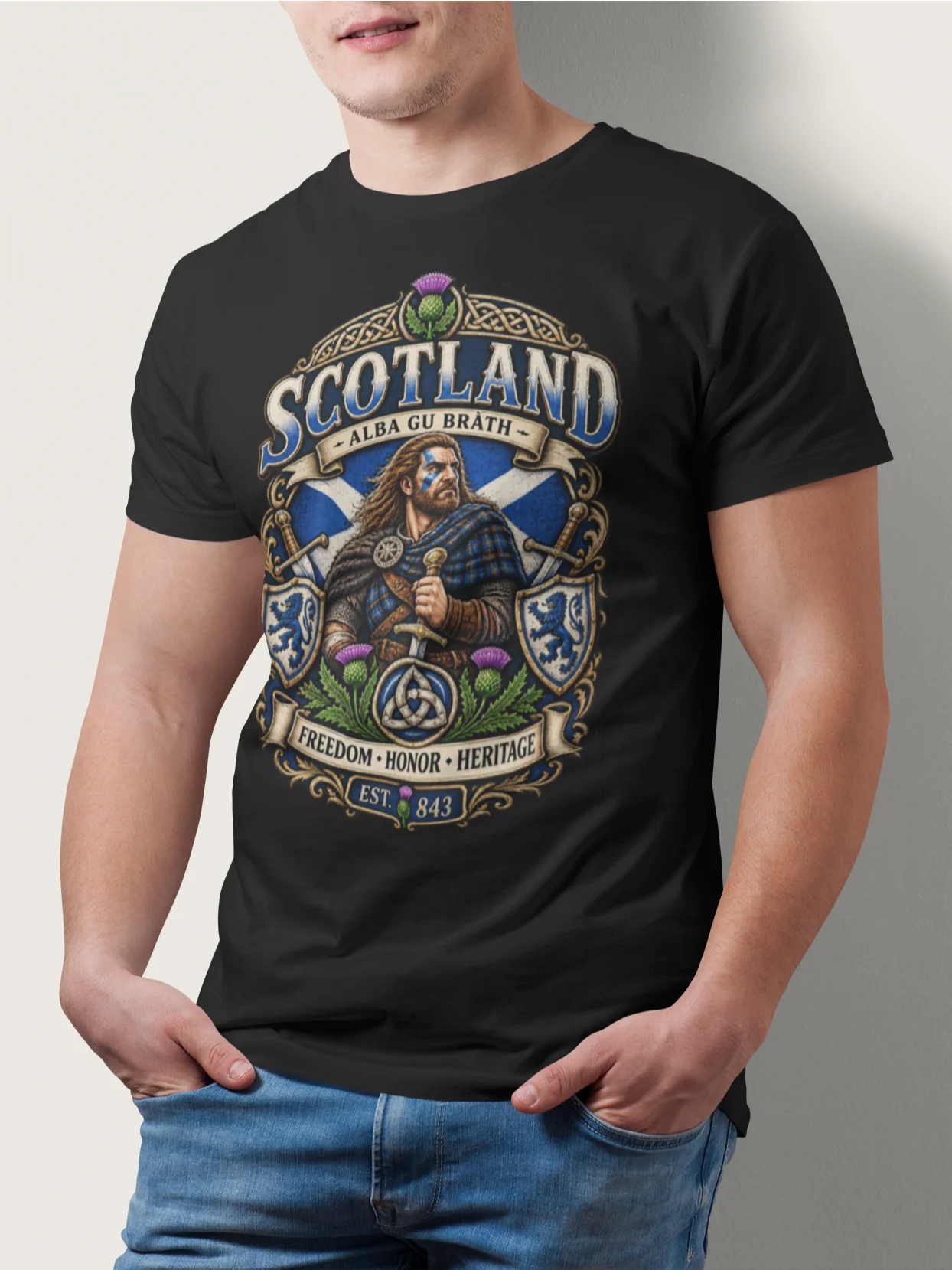 Scotland (Est. 843) - Soft Tee product image (1)