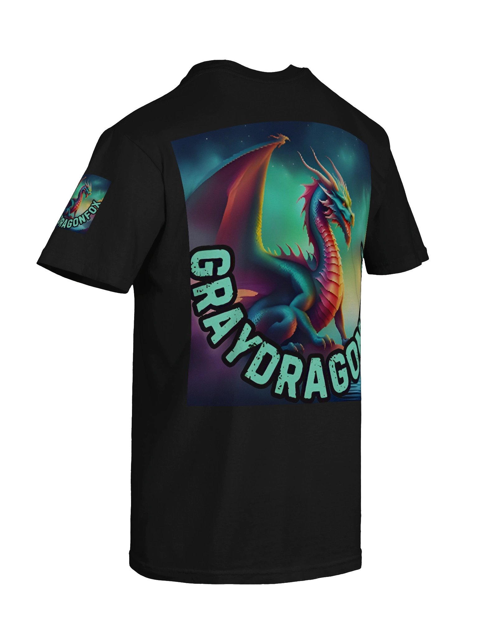 Graydragonfox "Squeeks Original" Decked Out Quad Logo Tee product image (10)