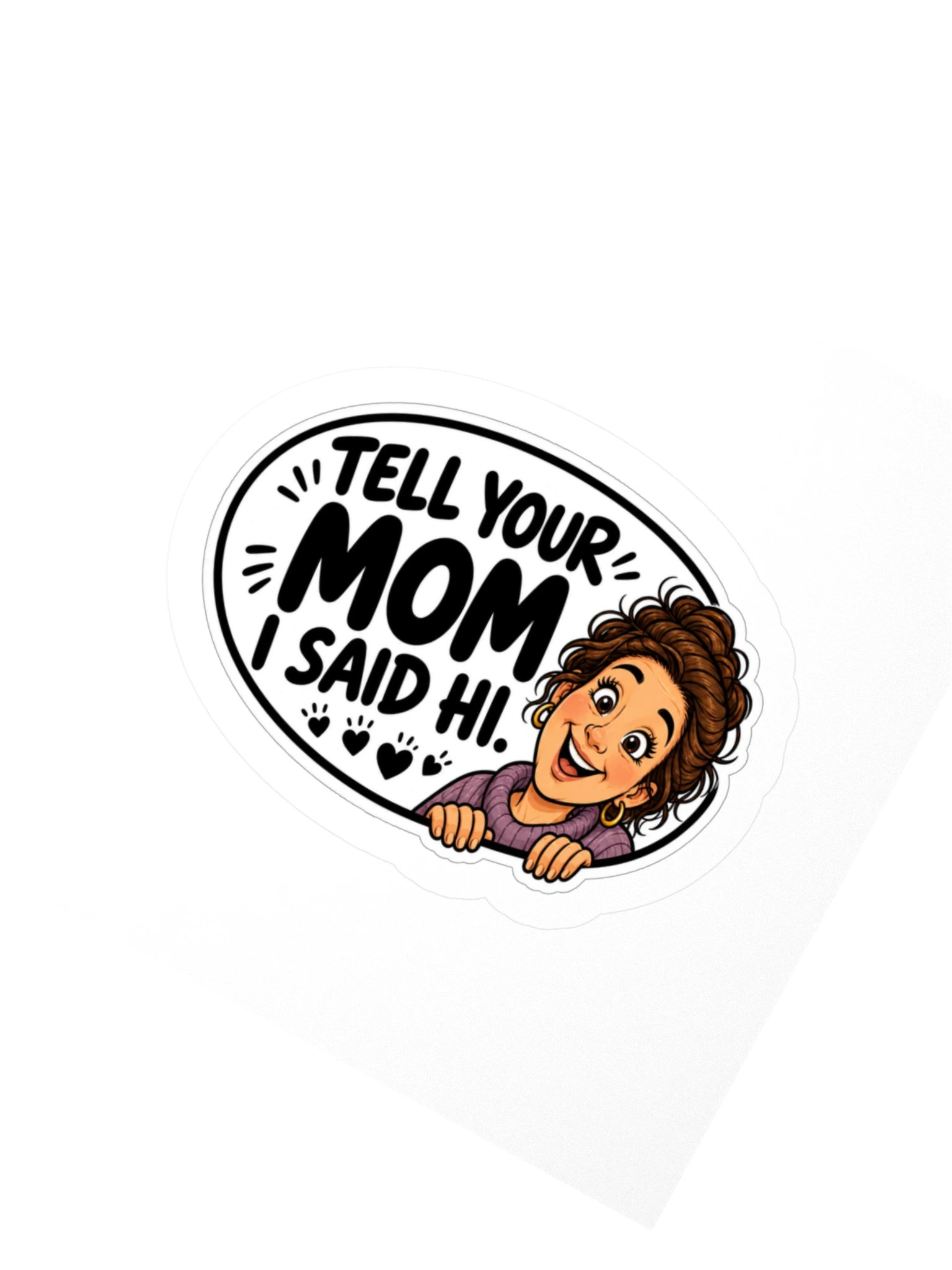 Mom Kiss Cut Sticker product image (2)