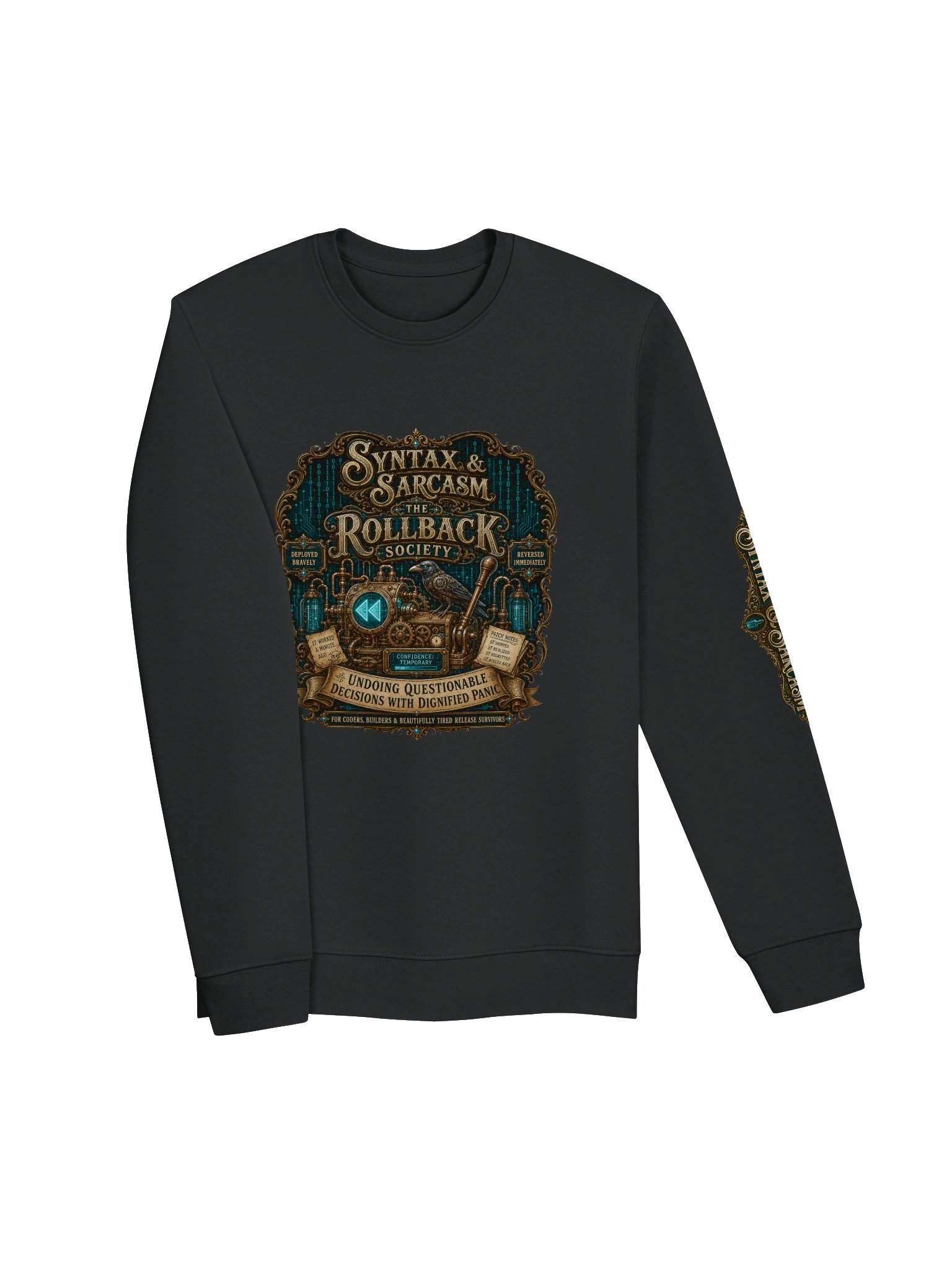 Syntax & Sarcasm Rollback Society Stanley/Stella Unisex Eco Sweatshirt product image (7)
