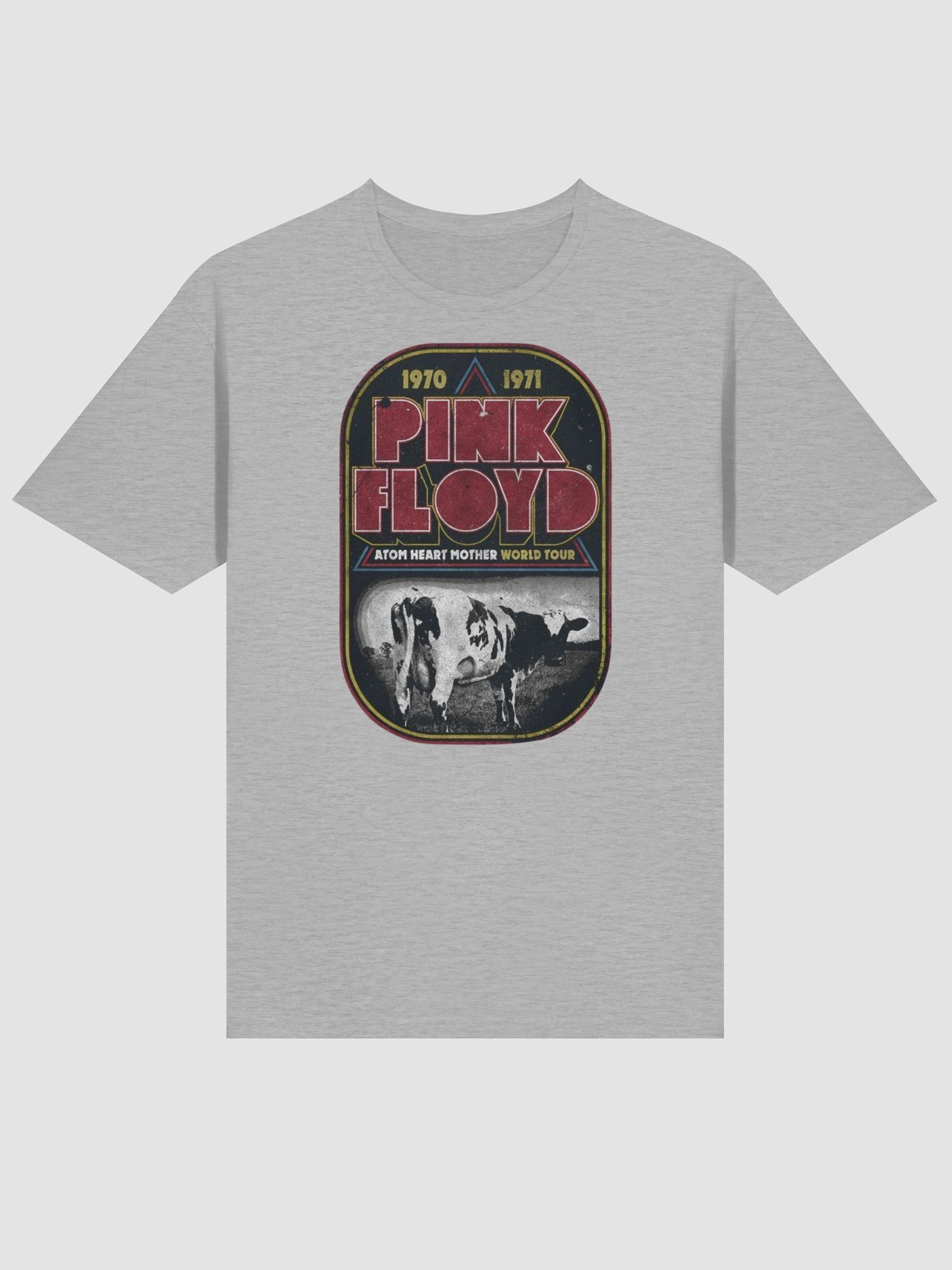 Pink Floyd 1970–1971 Tour T-Shirt | Atom Heart Mother Vintage Psychedelic Rock Tee product image (2)