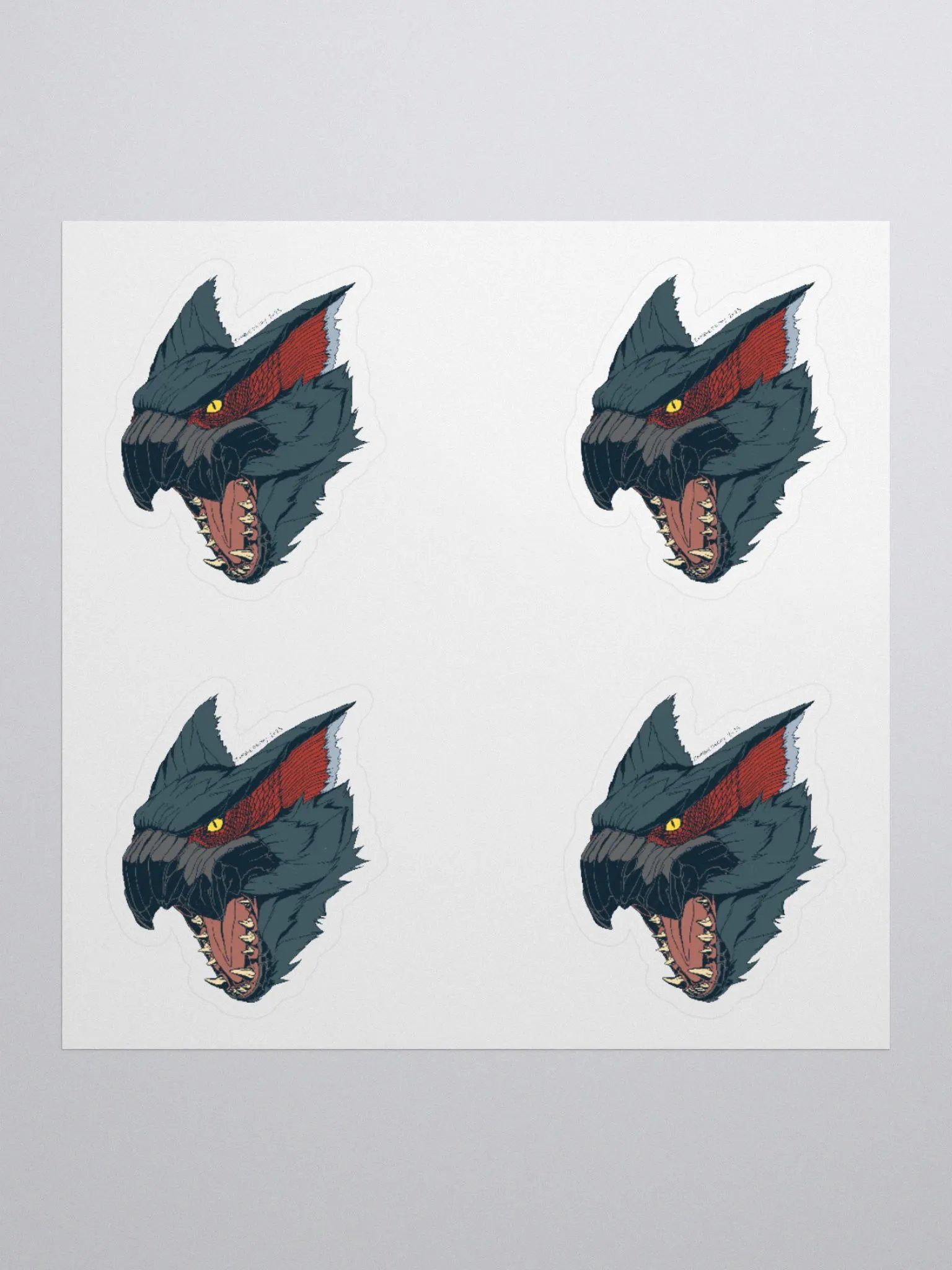 Nargacuga Sticker 4-Pack product image (3)