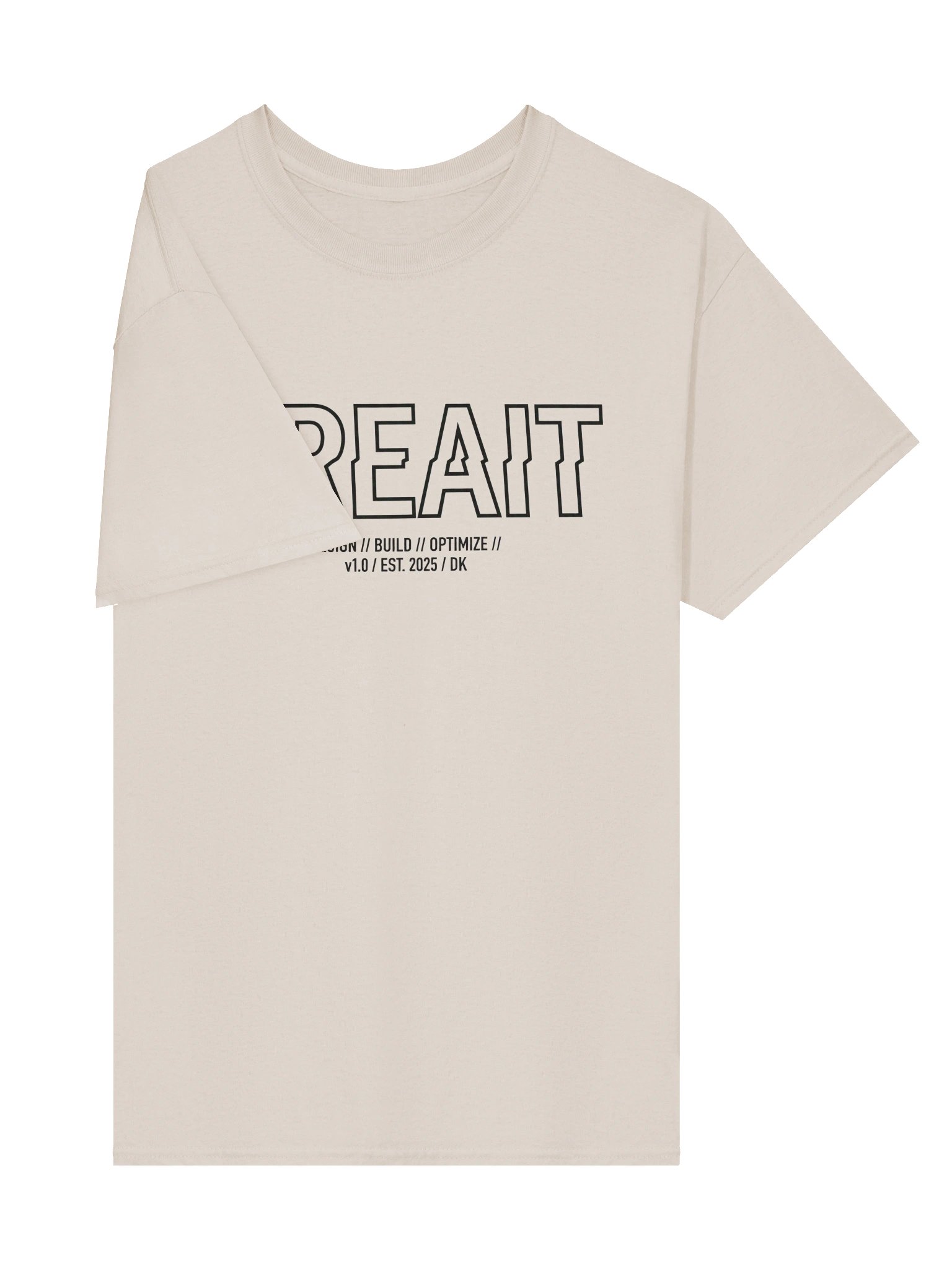 KreaiTive Glitches black print t-shirt product image (4)