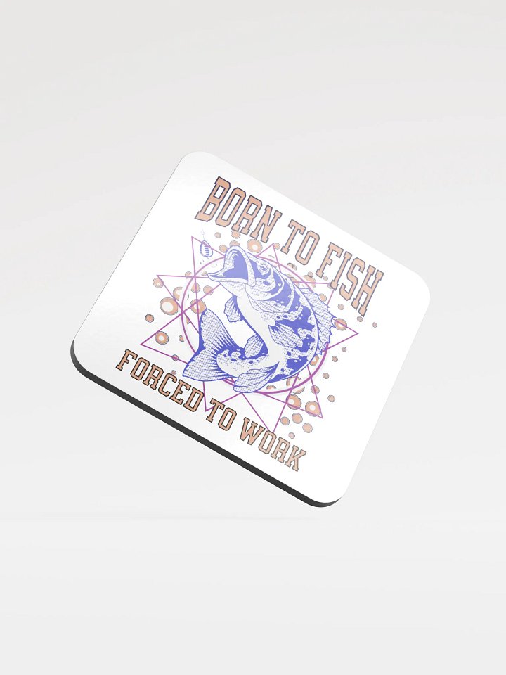 Born to Fish Forced To Work Coaster Set product image (2)