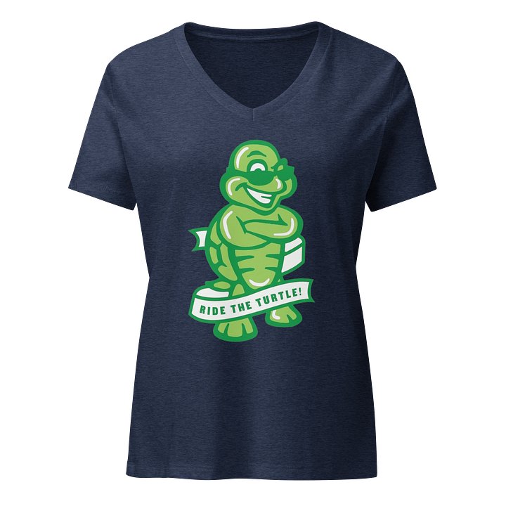 OG Ride the Turtle - Women's Relaxed V Neck product image (13)