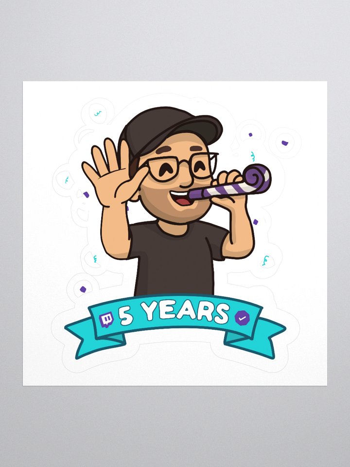 5 Year Partnerversary Sticker product image (1)