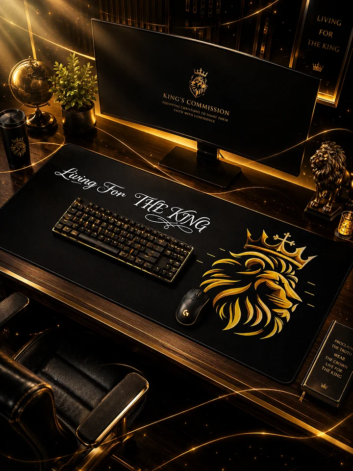Living For The KING - Jumbo Mouse Pad product image (1)