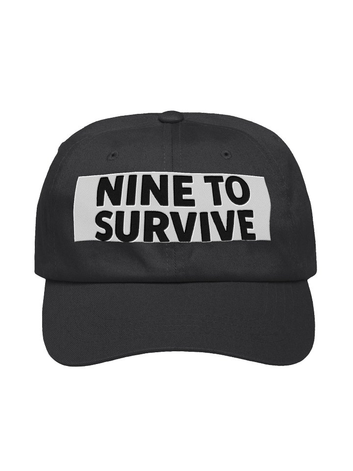 Nine to Survive Dad Hat product image (1)