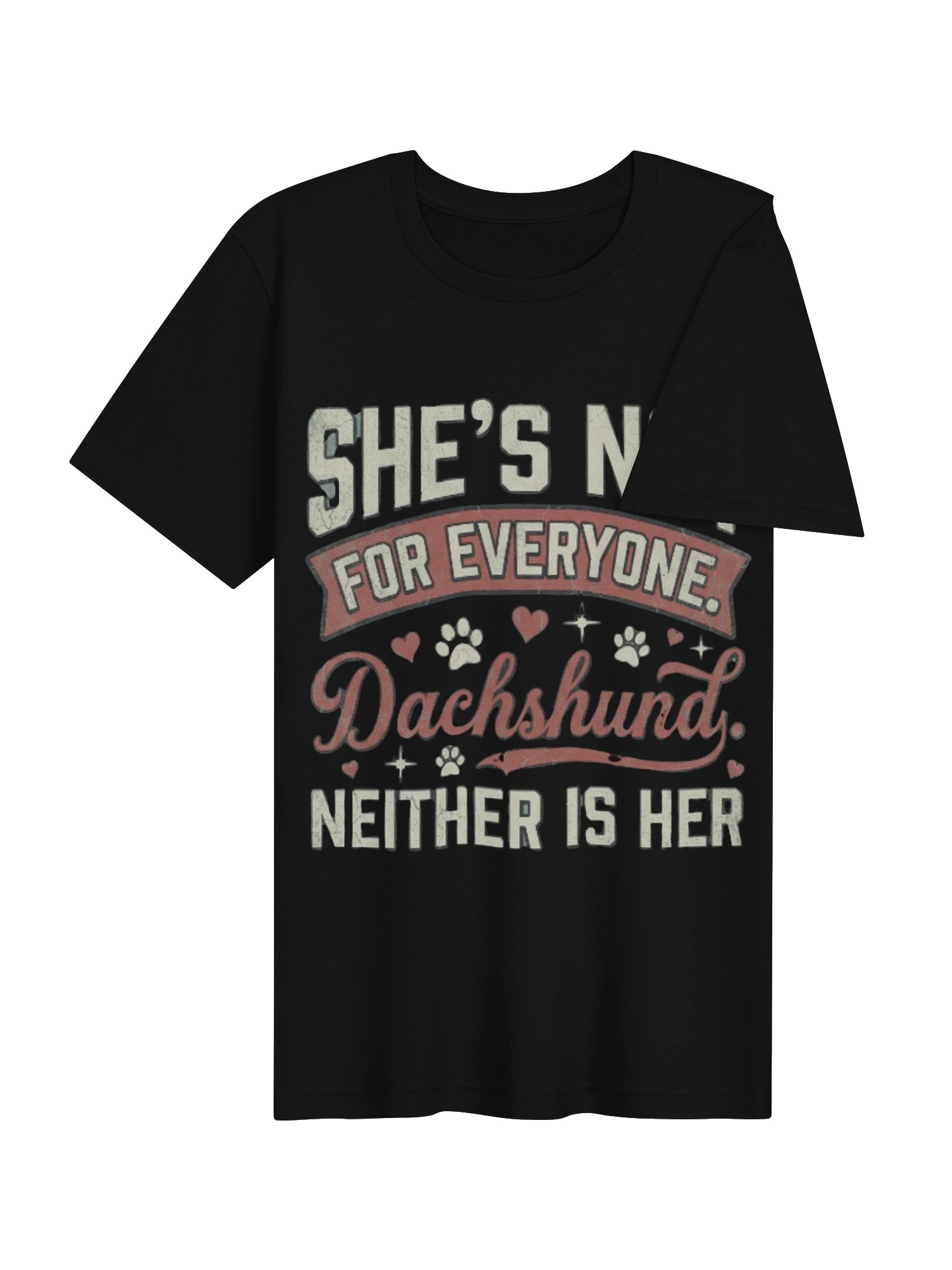She's Not For Everyone Dachshund T-Shirt - Vintage Soft Wiener Dog Mom Tee product image (26)