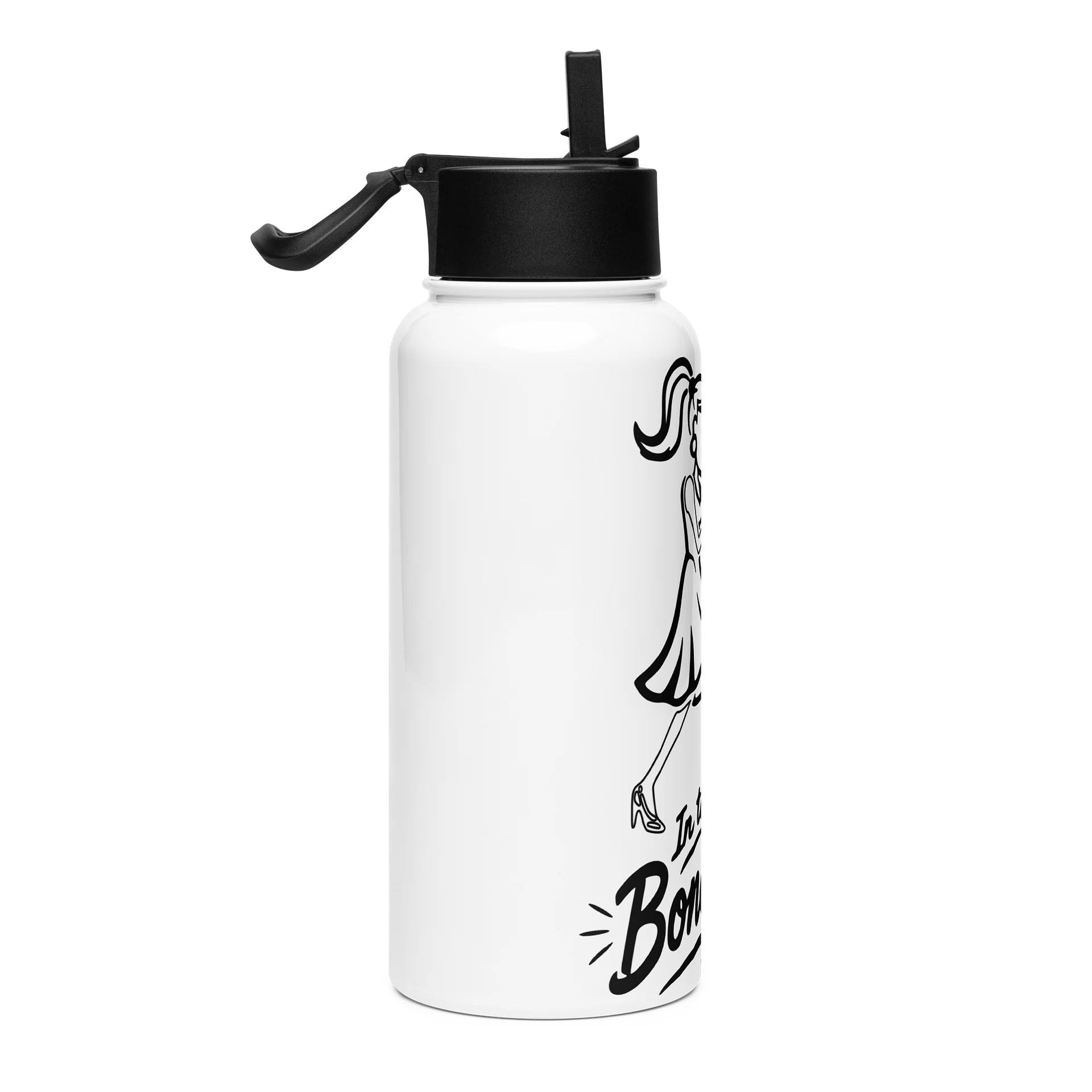 In the Bone Zone Straw Lid Water Bottle product image (4)
