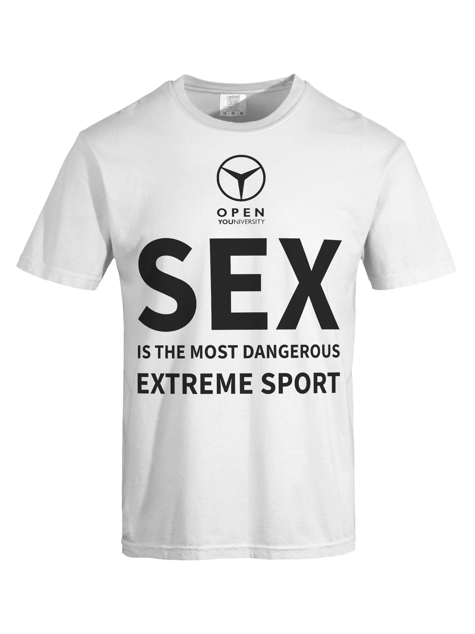 SEX IS THE MOST DANGEROUS EXTREME SPORT - White Version product image (1)