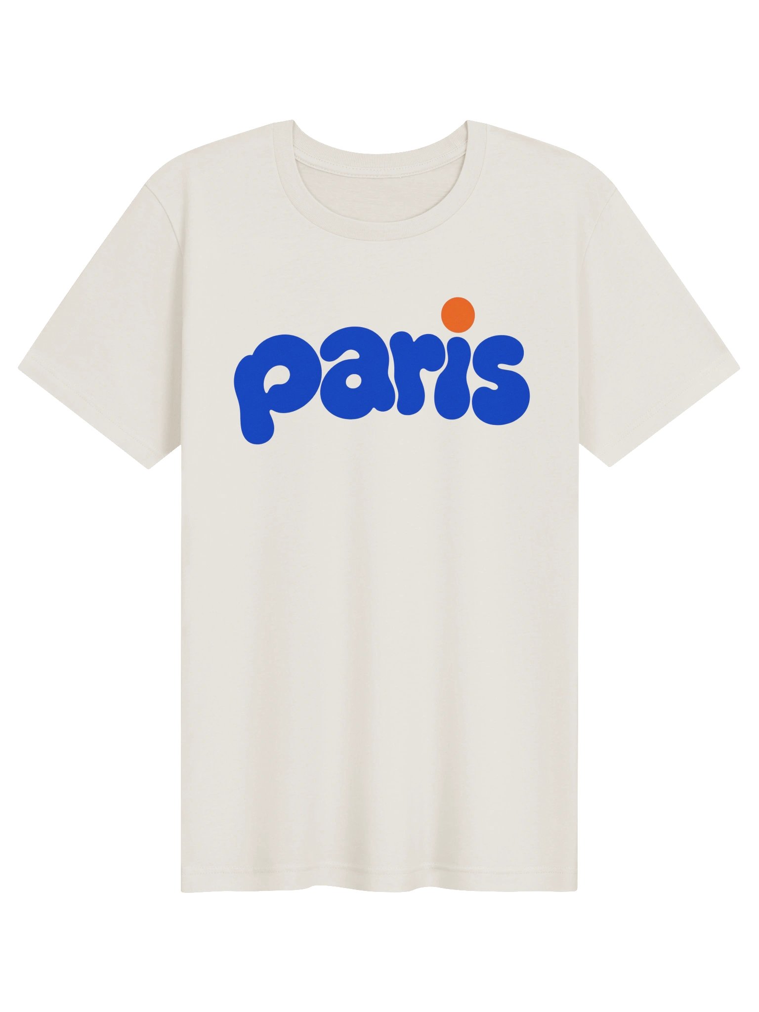 Paris Blue Lettering Tee product image (1)