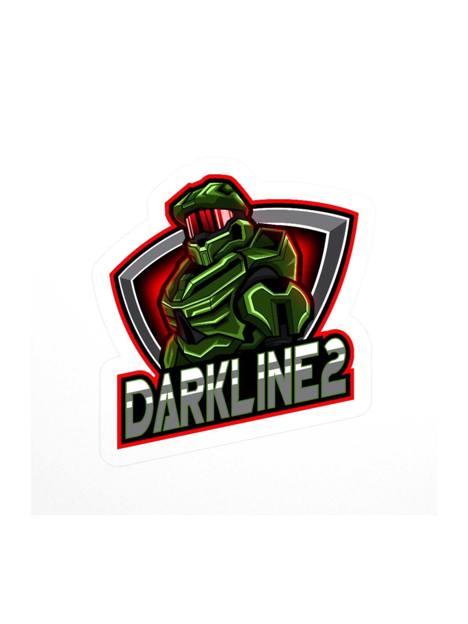 Darkline2 Logo Sticker product image (3)