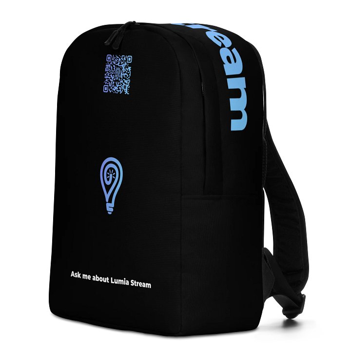 Ask me about Lumia Stream colored blue QR code Backpack product image (2)